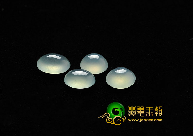 冰种晴水缅甸翡翠A货戒面（单价）