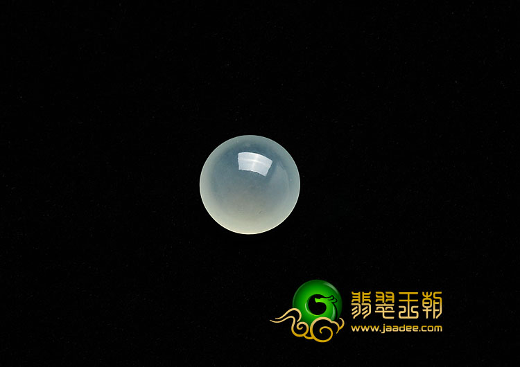 冰种淡晴水缅甸翡翠A货蛋面