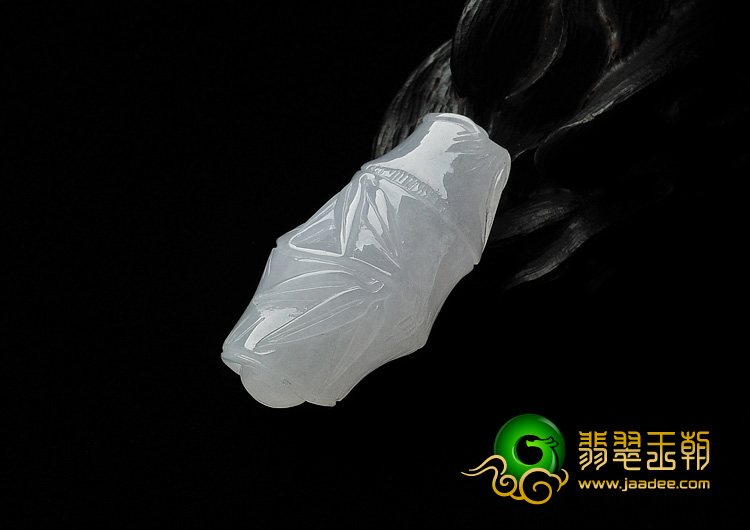 糯冰种缅甸翡翠A货节节高挂件