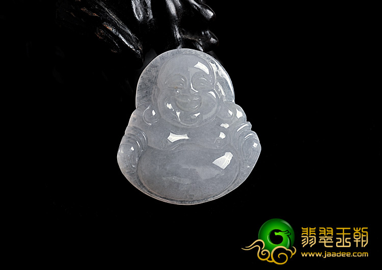 冰种缅甸翡翠A货玉佛挂件