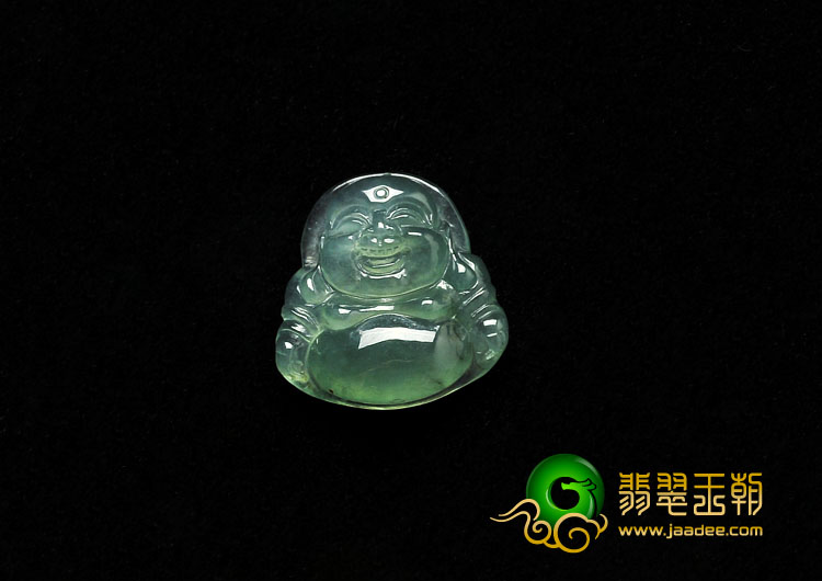 冰玻种晴水缅甸翡翠A货玉佛挂件