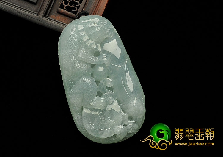 糯冰种晴水缅甸翡翠A货随机应变挂件