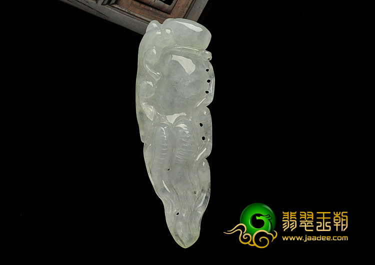 冰种缅甸翡翠A货人生如意挂件