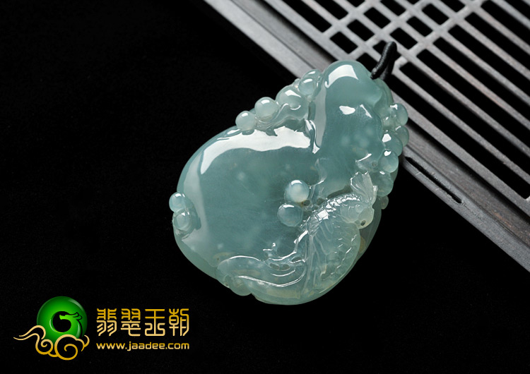 (超值推荐)冰种晴水缅甸翡翠A货英明神武挂件