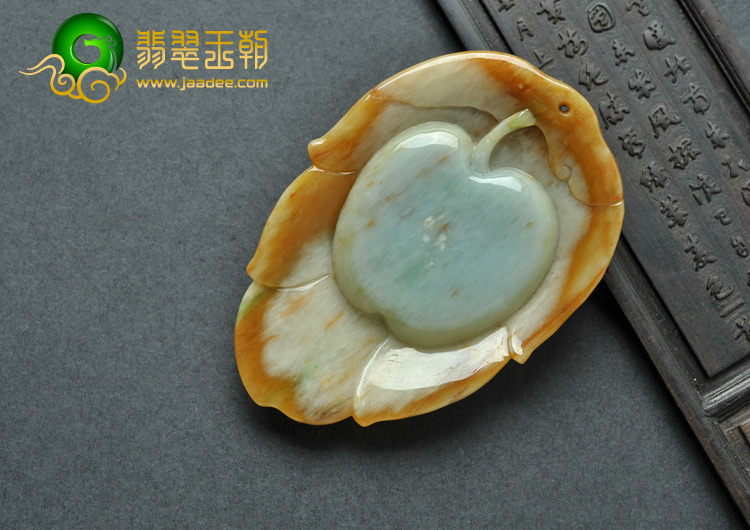 (超值推荐)细糯种红黄翡缅甸翡翠A货夜夜平安挂件