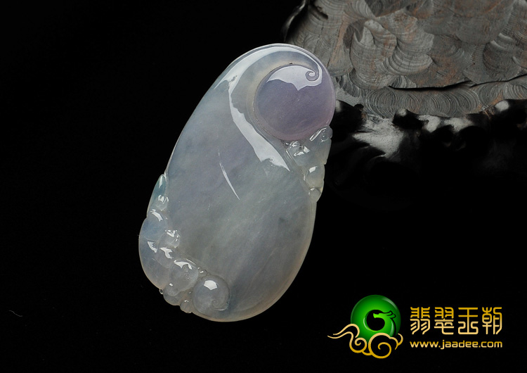 糯冰种春带彩缅甸翡翠A货有求必应挂件