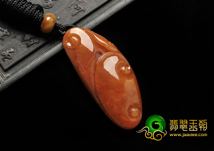 糯冰种红黄翡缅甸翡翠A货鹦鹉挂件