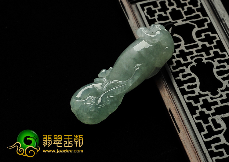 冰种晴水缅甸翡翠A货人生如意挂件