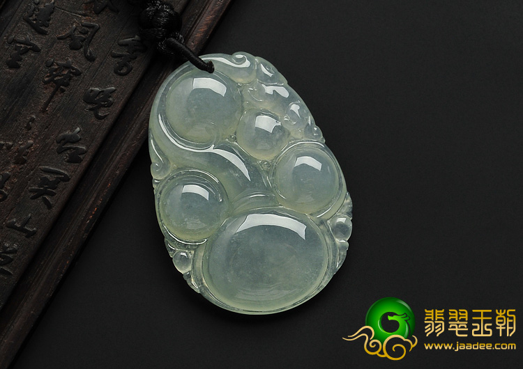 冰种晴水缅甸翡翠A货有求必应挂件