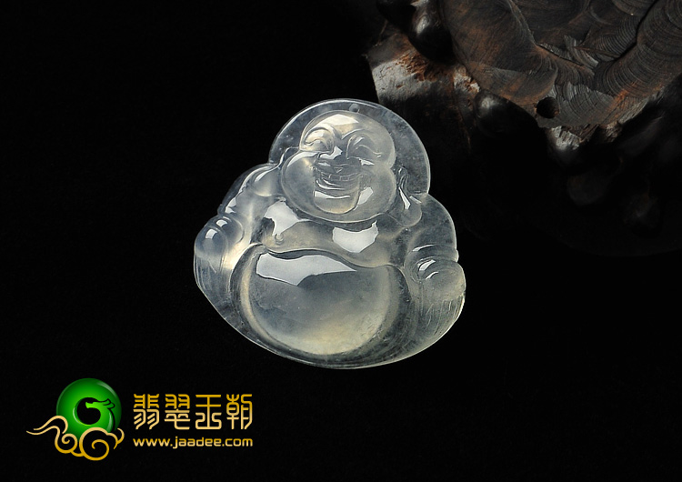 冰种缅甸翡翠A货玉佛挂件