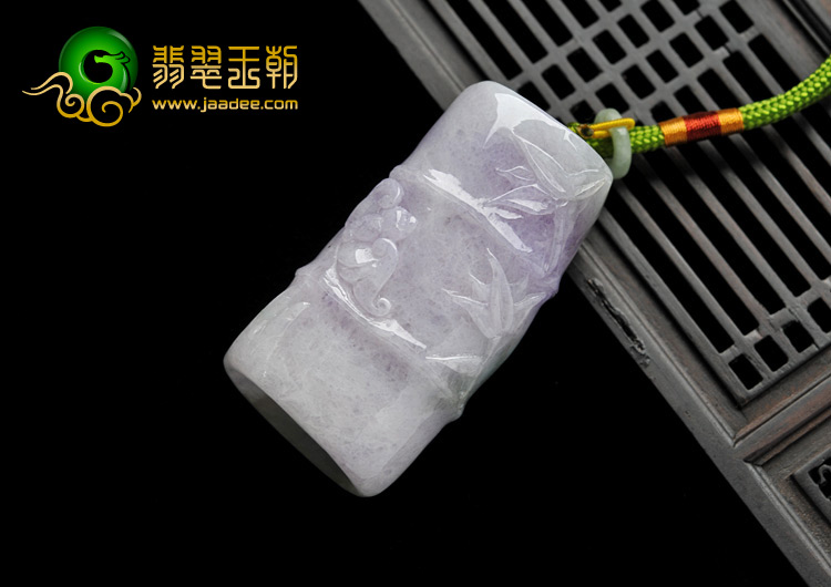 糯冰种紫罗兰缅甸翡翠A货节节高手玩件