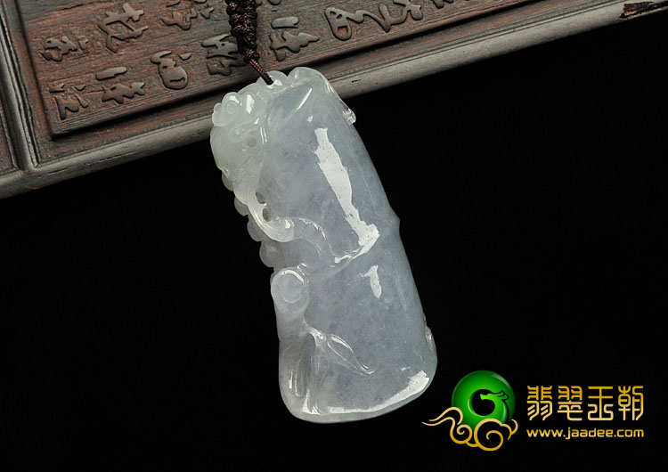 糯冰种紫罗兰缅甸翡翠A货节节高挂件