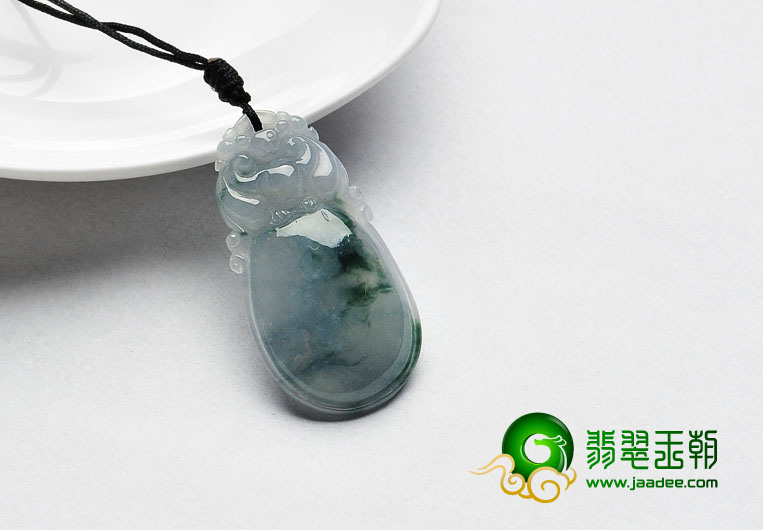 feicui糯冰种飘花缅甸翡翠A货福瓜挂件