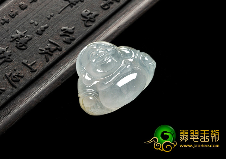 (超值推荐)冰种淡晴水缅甸翡翠A货玉佛挂件
