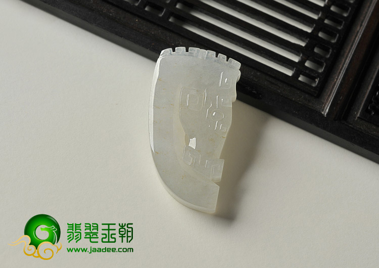 冰种缅甸翡翠A货仿古马头挂件