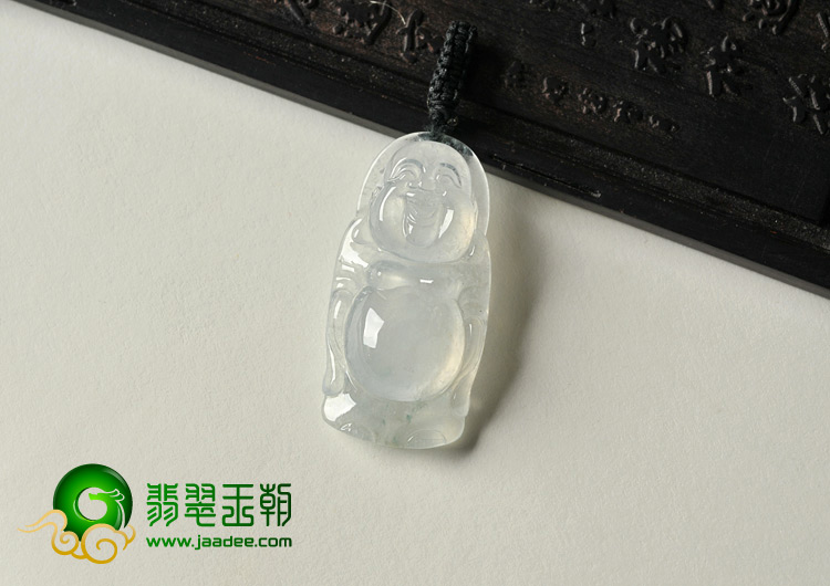 冰玻种缅甸翡翠A货小佛挂件