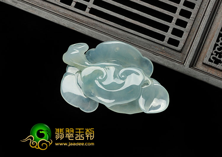 冰种晴水缅甸翡翠A货如意挂件