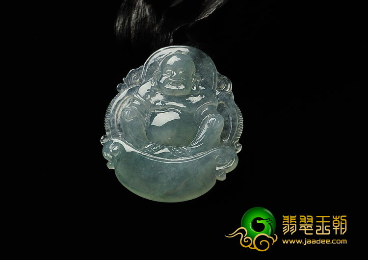 冰种晴水缅甸翡翠A货玉佛挂件