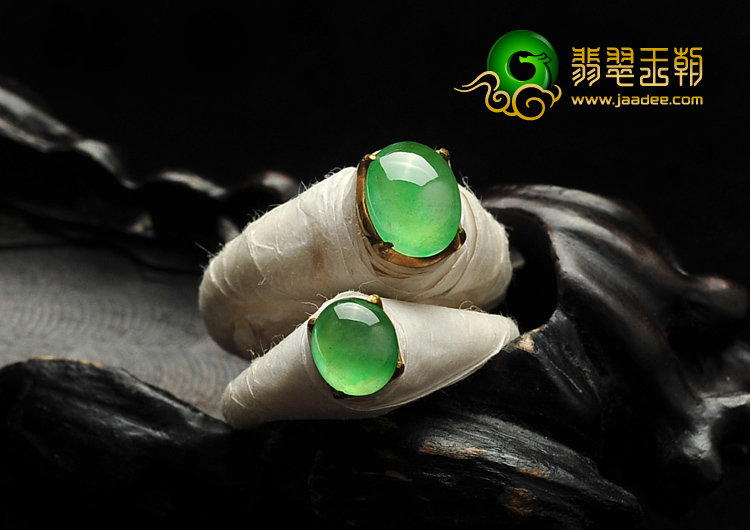 冰种绿晴水满绿缅甸翡翠A货戒面（一批走）