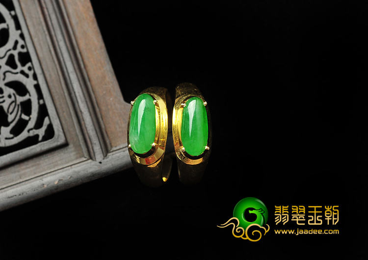 冰种阳绿满绿缅甸翡翠A货戒面（一批走）