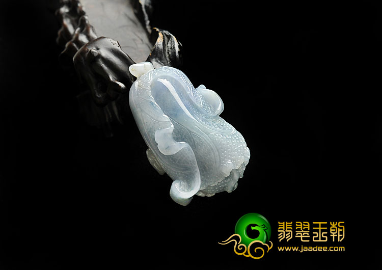 糯冰种晴水缅甸翡翠A货白菜挂件