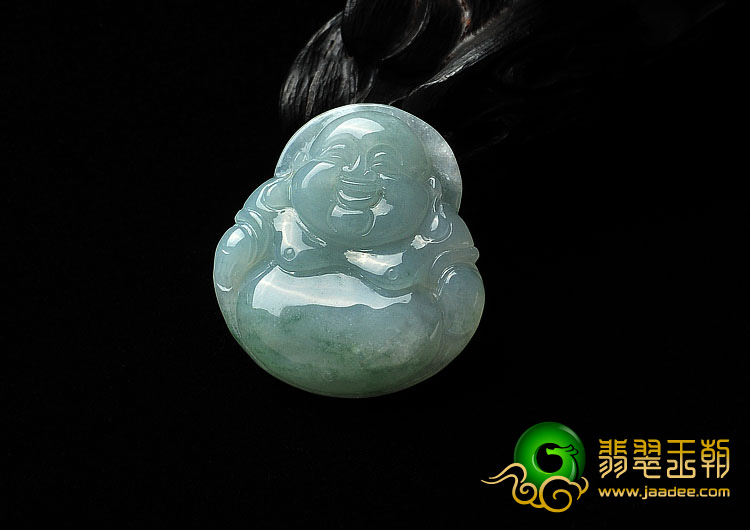 糯冰种晴水缅甸翡翠A货玉佛挂件