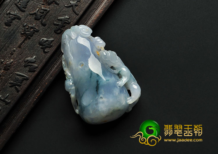 糯冰种紫罗兰飘花缅甸翡翠A货福禄寿挂件