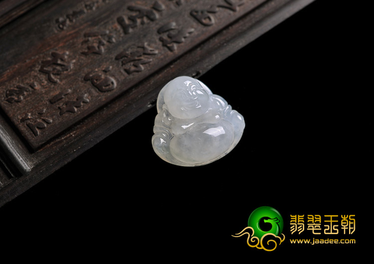 冰种晴水缅甸翡翠A货玉佛挂件