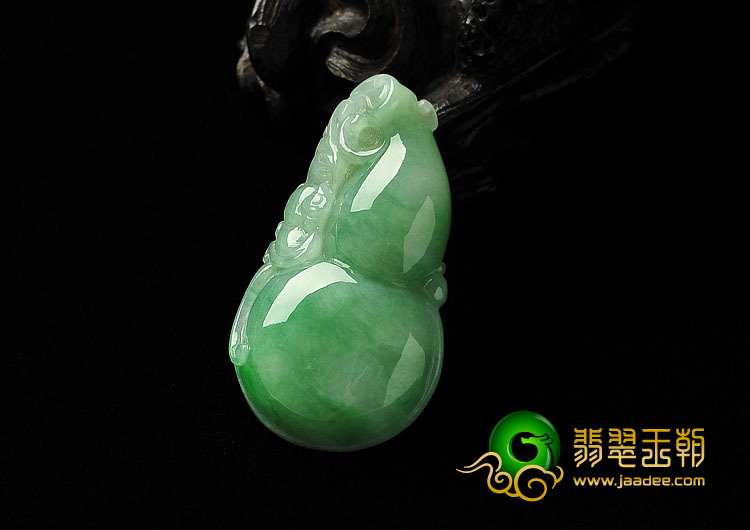 feicui糯冰种飘翠缅甸翡翠A货福禄寿挂件