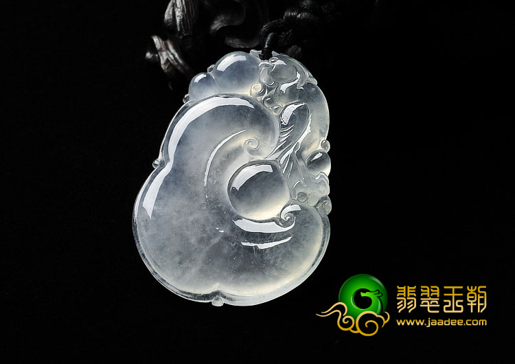 冰玻种缅甸翡翠A货如意挂件