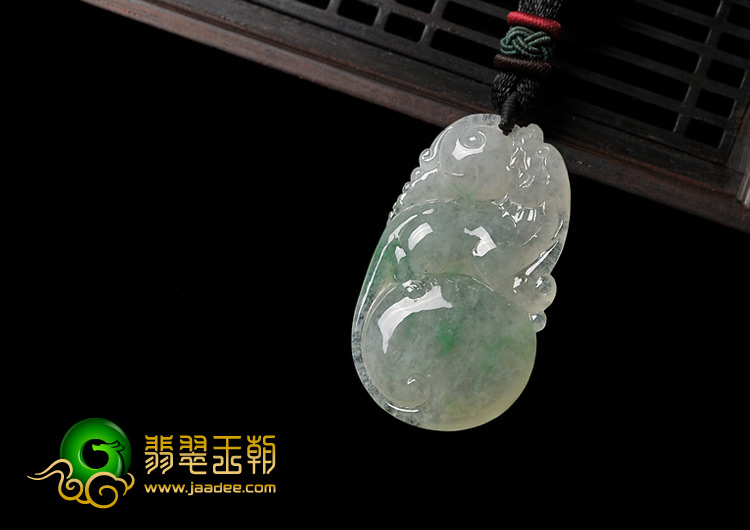 糯冰种飘花缅甸翡翠A货福禄寿挂件