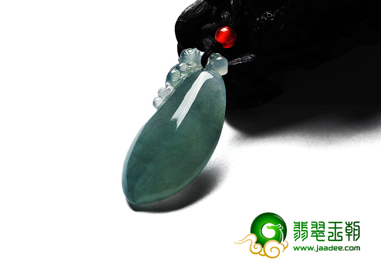 糯冰种晴水缅甸翡翠A货福瓜挂件