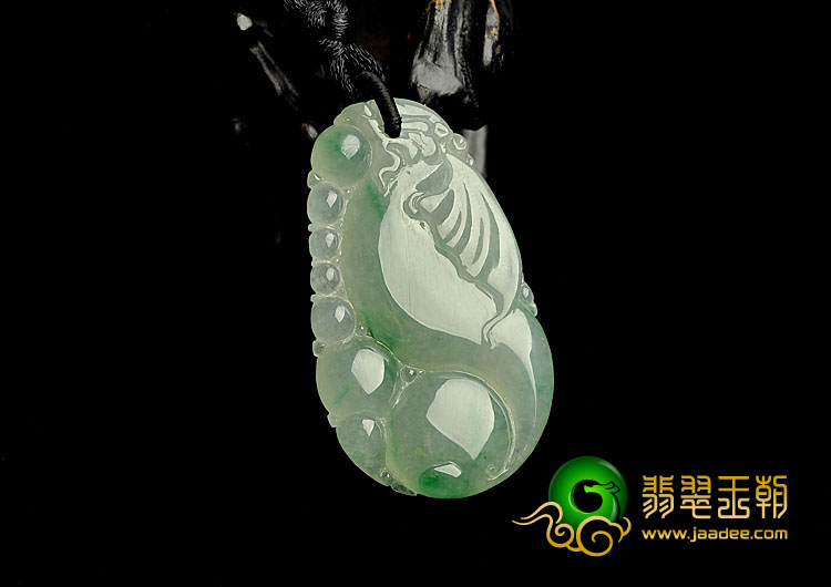 冰种飘翠缅甸翡翠A货有求必应挂件