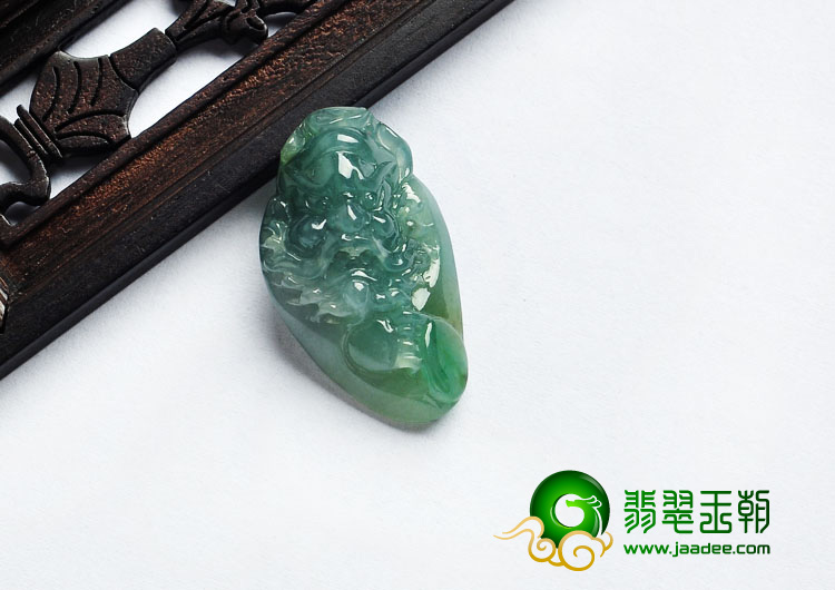 (超值推荐)冰种晴水缅甸翡翠A货钟馗挂件