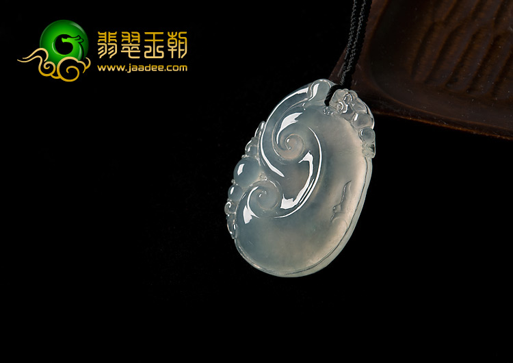 冰玻种缅甸翡翠A货如意挂件