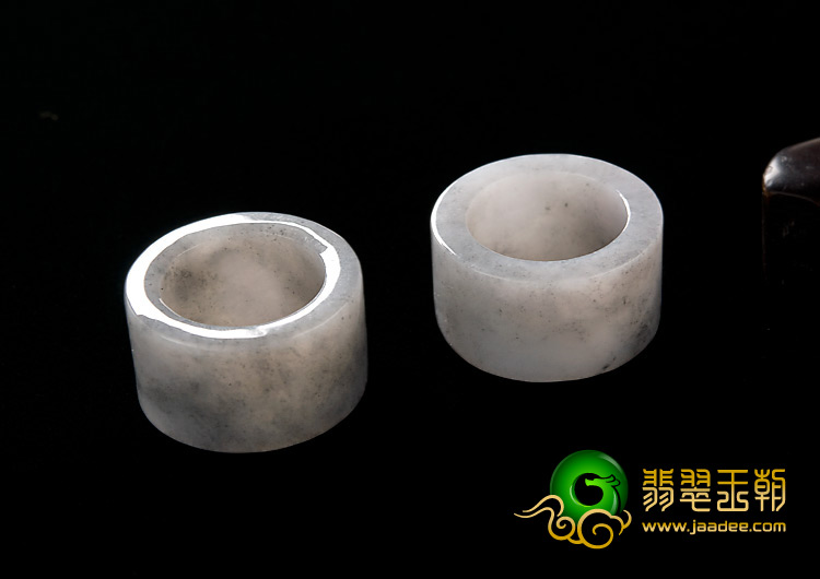 糯冰（乌鸡种）缅甸翡翠A货板指（单价）