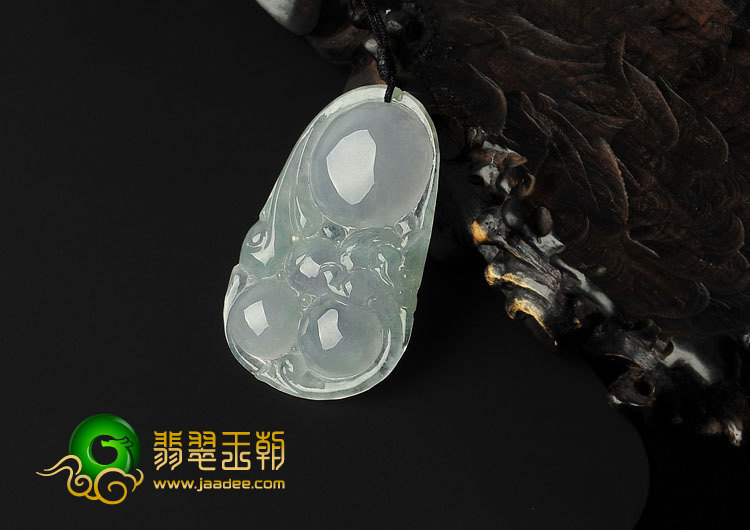 冰种晴水缅甸翡翠A货有求必应挂件