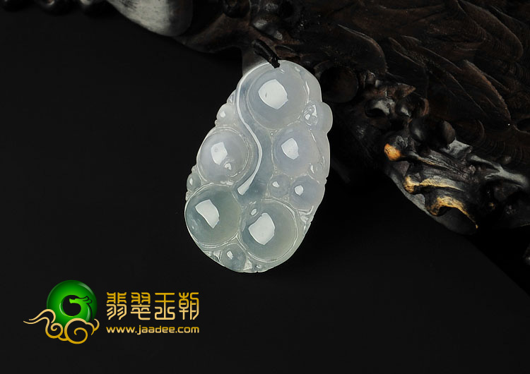 冰种晴水缅甸翡翠A货有求必应挂件