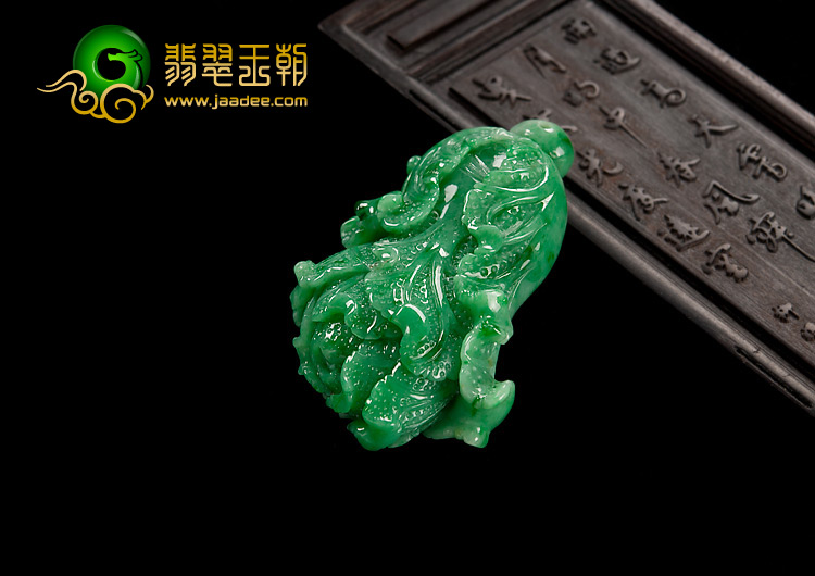 糯冰种阳绿满绿缅甸翡翠A货白菜挂件