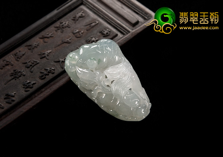 糯冰种晴水缅甸翡翠A货金玉满堂挂件