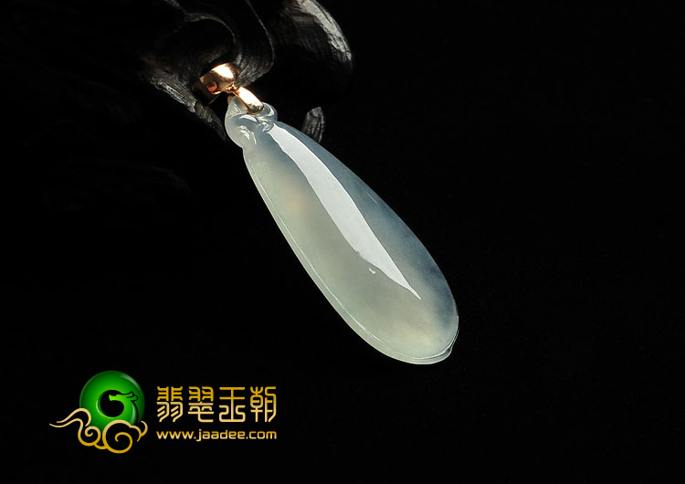 冰玻种缅甸翡翠A货福瓜挂件