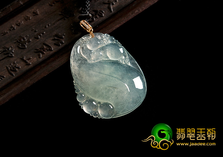 冰种晴水缅甸翡翠A货有求必应挂件
