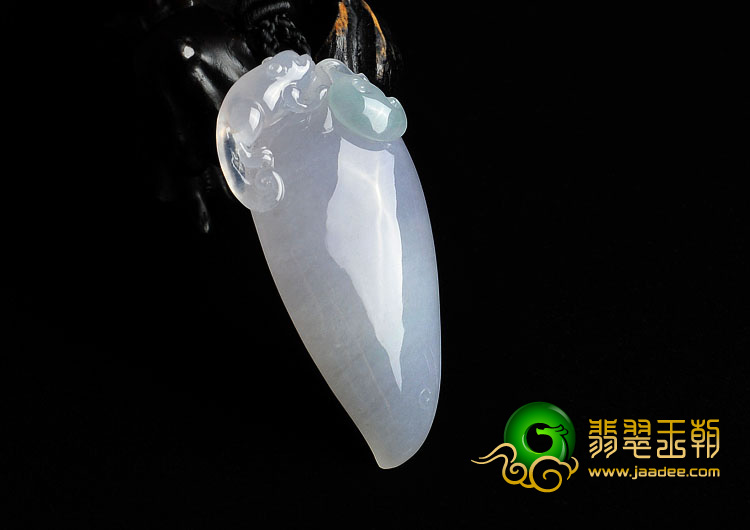 糯冰种晴水缅甸翡翠A货福瓜挂件