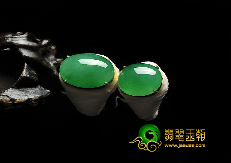 冰种阳绿缅甸翡翠A货戒面（一批走）