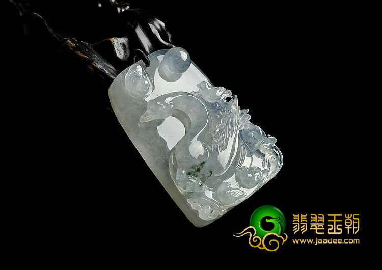 冰种晴水缅甸翡翠A货天伦之乐挂件
