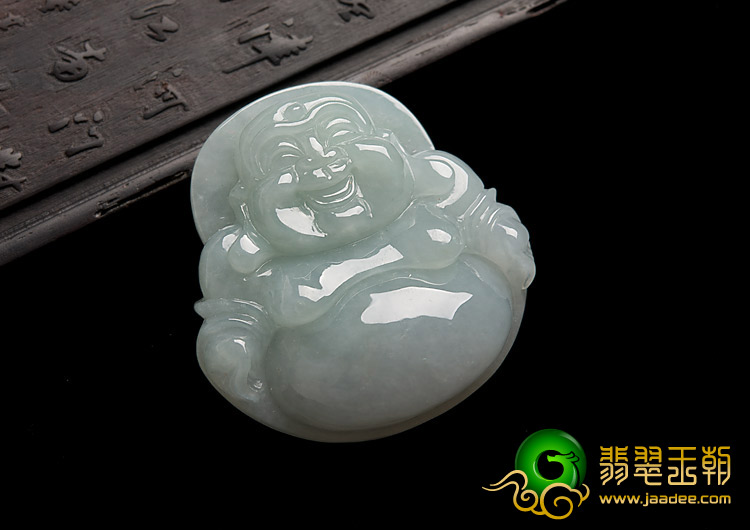 糯冰种晴水缅甸翡翠A货玉佛挂件