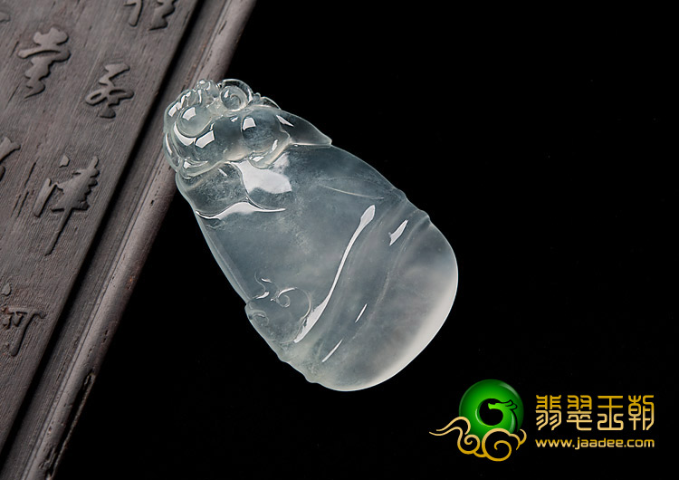 冰玻种缅甸翡翠A货如意挂件