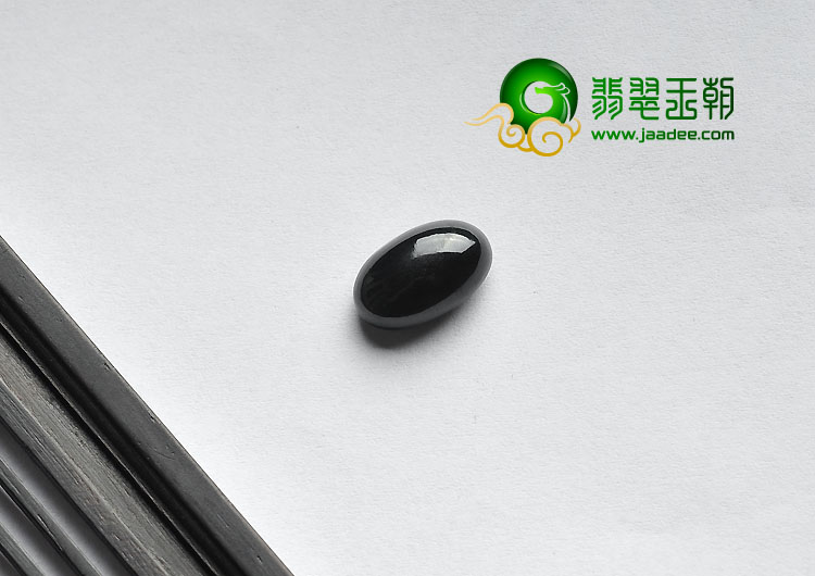 冰种墨翠缅甸翡翠A货戒面