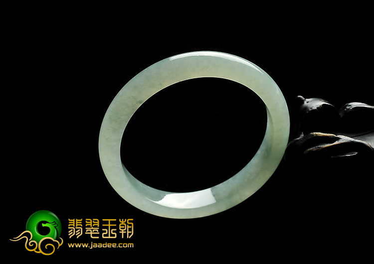 冰种晴水缅甸翡翠A货手镯（56.2mm）