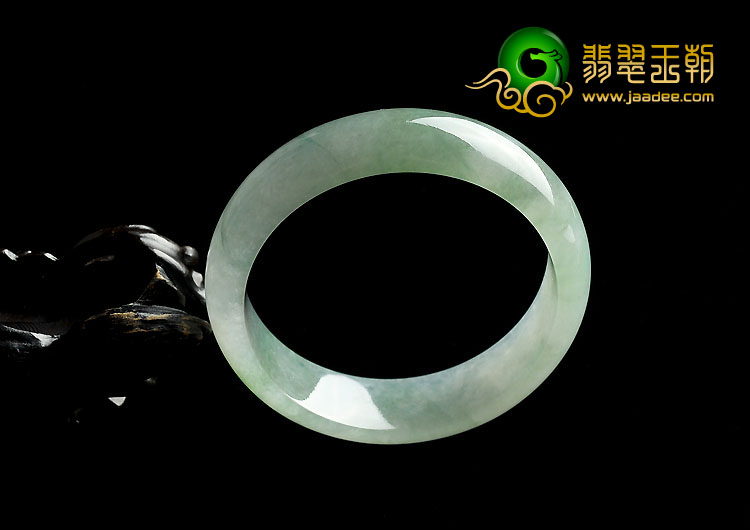 冰种晴水缅甸翡翠A货手镯（55.4mm）